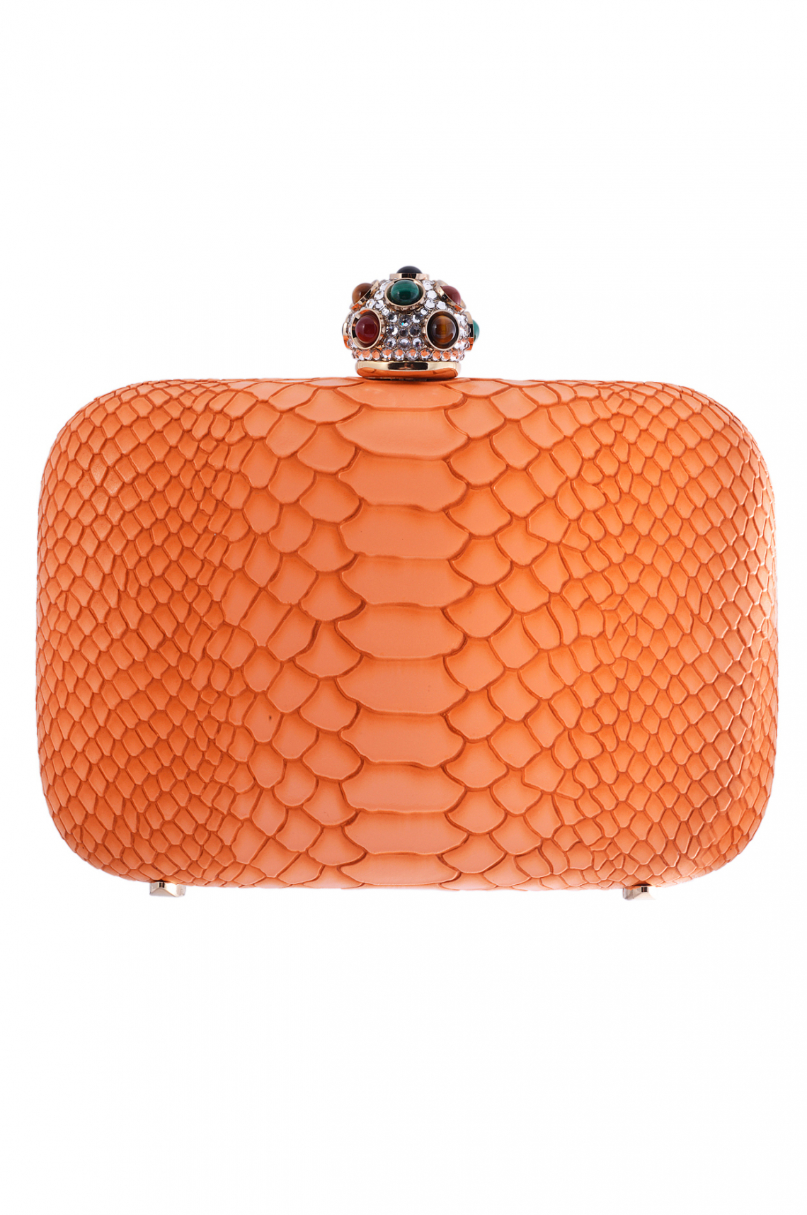Shop Florence Orange Clutch for AED 750 by Amishi | Accessories ...